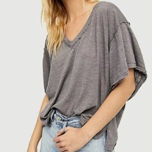 We The Free My Boyfriend's Tee Relaxed Heathered In Coal Gray